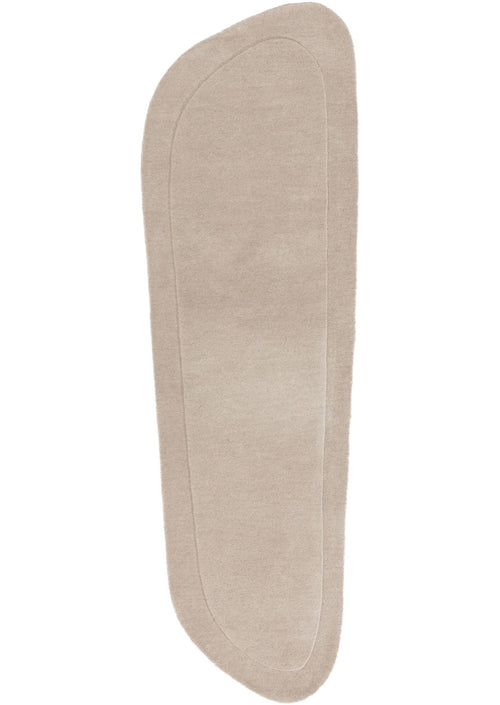 benuta wollen loper Shape - crème - 80x300 cm