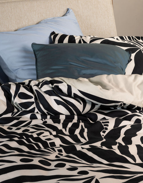 Essenza Allori dekbedovertrek - Lits-Jumeaux - 240x200/220 cm - Antraciet