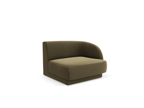 Micadoni rechter module Miley flueel groente - 90x90x70cm