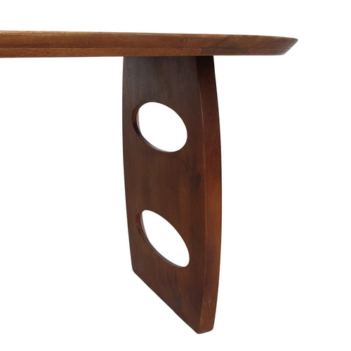 Raw Materials eettafel Bullnose Teardrop - 180 cm - Bruin