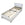 Home Deluxe LED bed NUBE wit 90 x 200 cm