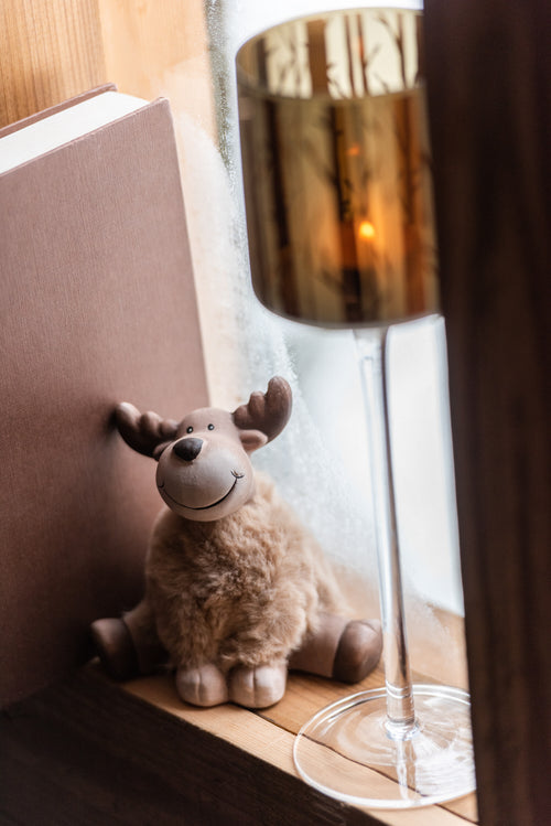 J-Line figuur Eland - keramiek - bruin - medium - 3 stuks - vtwonen shop