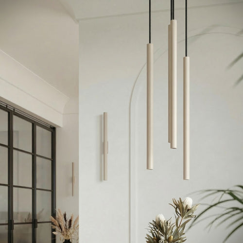 Sollux Lighting Hanglamp PASTELO 2 taupe - 15x15x118cm