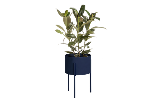 noo.ma MAKI Bloempot - breed - Storm Blue - vtwonen shop