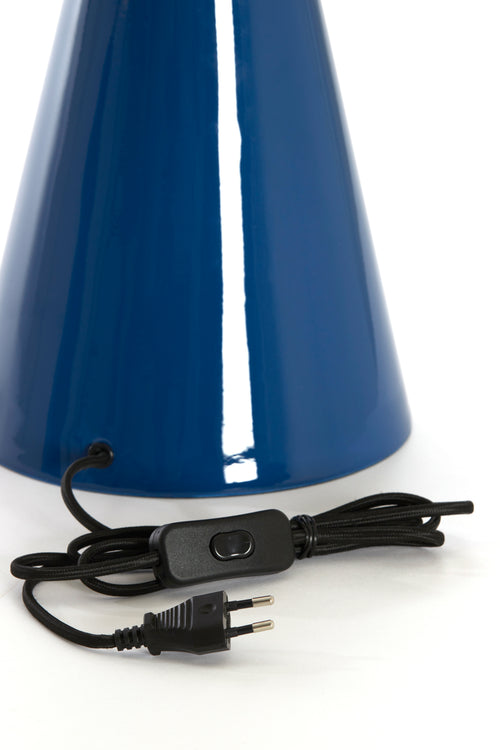 Light & Living tafellamp SURRINA - Ø26x41cm - blauw