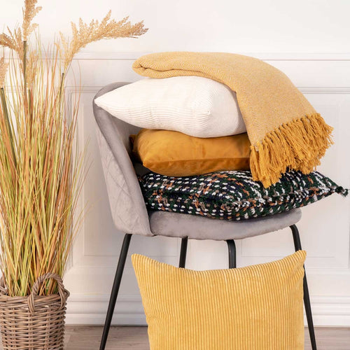 Artichok Florine sierkussen donkergroen geruit - 45 x 45 cm - vtwonen shop