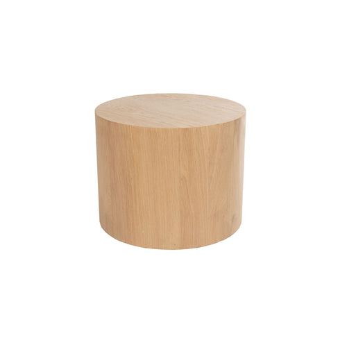 Zuiver Silo Bijzettafel/ Pilaar 45 cm Hout Naturel