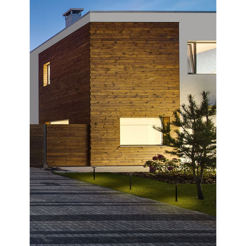 Nova Luce MOOD Buitenpaal 40 cm, donker antraciet, LED 5W 402lm 3000K IP65