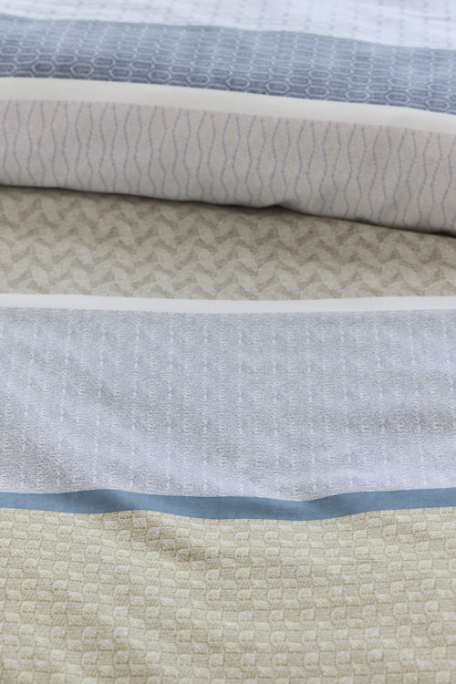 Beddinghouse Dekbedovertrek Hilde - 140 x 200/220 cm - Blauw