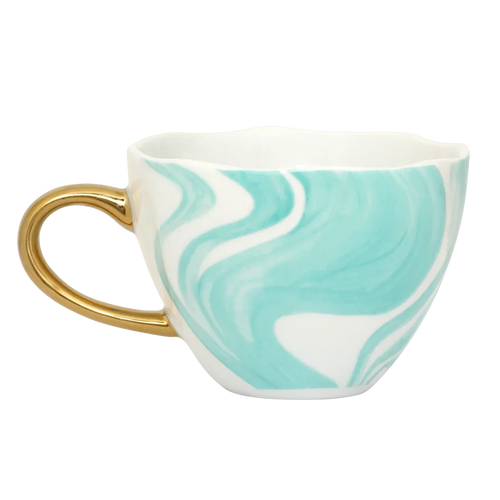 Urban Nature Culture Good Morning kopje Cappuccino/Tea - Emerald Green - 11x8cm