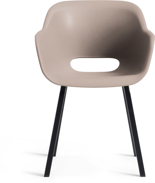 Keter Noa Tuinstoel - 2 stuks - 80x55x67cm - metalen frame - Soft Beige