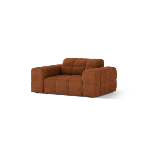 Cosmopolitan Design - Fauteuil Chicago chenille baksteen - 102x132x78cm