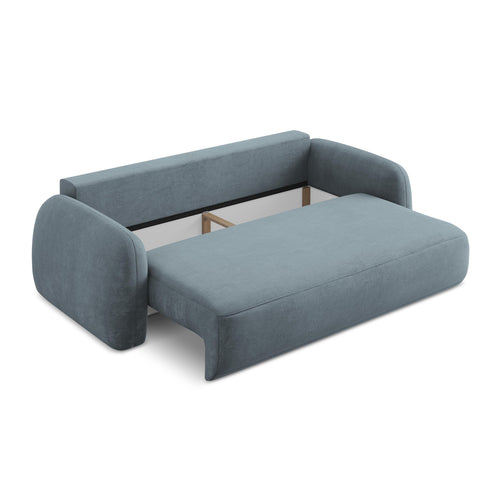 LaMiaSofa 3-zits slaapbank Amalfi - chenille stof - jeans - 250x112x90