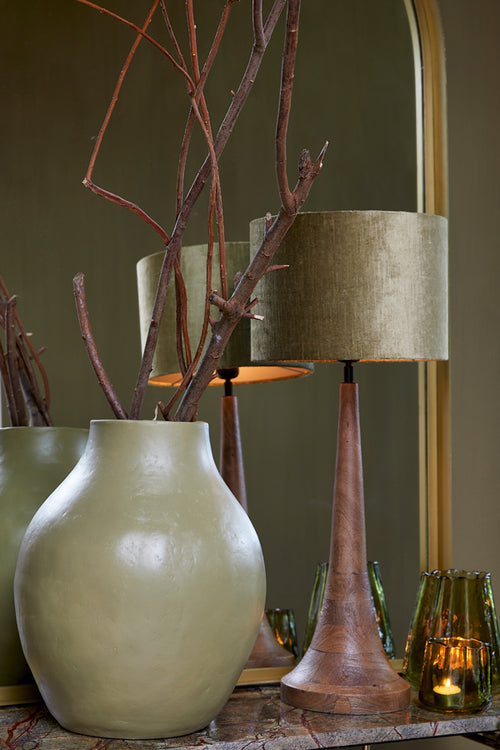 Light & Living lampenkap GEMSTONE - Ø35x30cm - groen - vtwonen shop