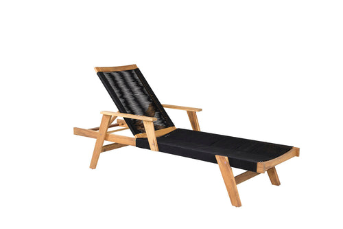 Rebellenclub Ligstoel Aros - Zwart - vtwonen shop