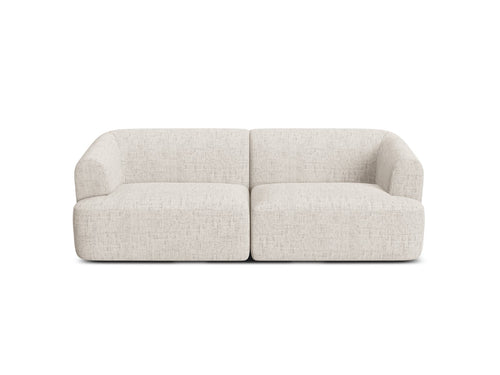 Cosmopolitan Design Modulaire bank Campi 3-zits, structurele stof lichtbeige - 90x220x70cm