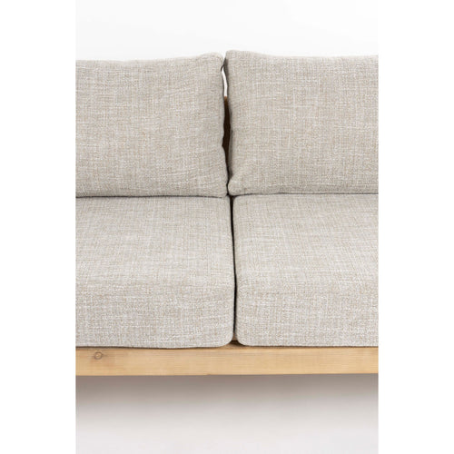 Dutchbone Oasis Tuinset Bank, Salontafel + 2x Fauteuil/ Loungestoel - Beige