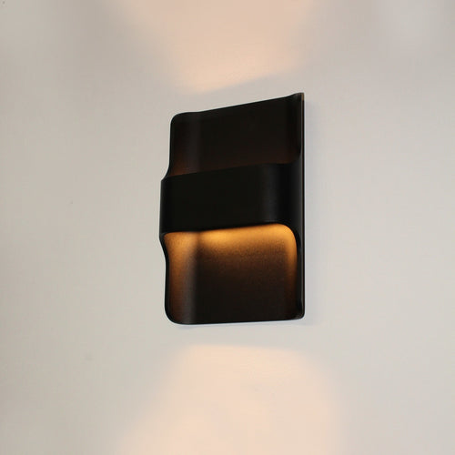 Artdelight wandlamp Dallas - 2 lichts - 7.8  x 24   cm - zwart