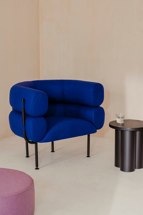 noo.ma UBI Fauteuil - Blueberry Pie Wool - vtwonen shop