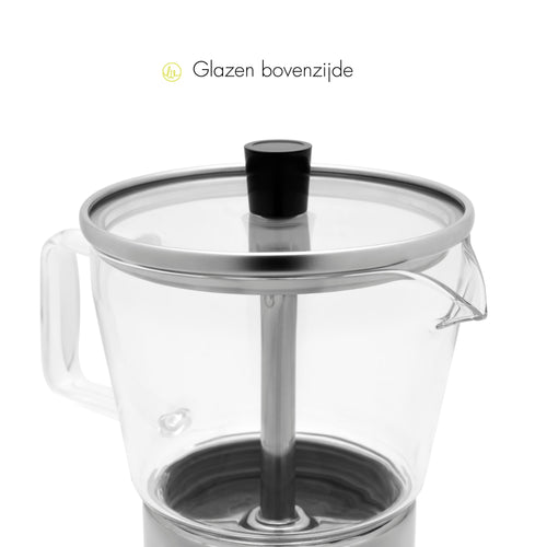 Leopold Vienna - Percolator Otto 4-kops RVS - vtwonen shop