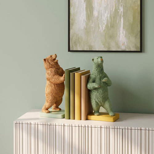 Kare Design Boekensteun beren (2/Set)