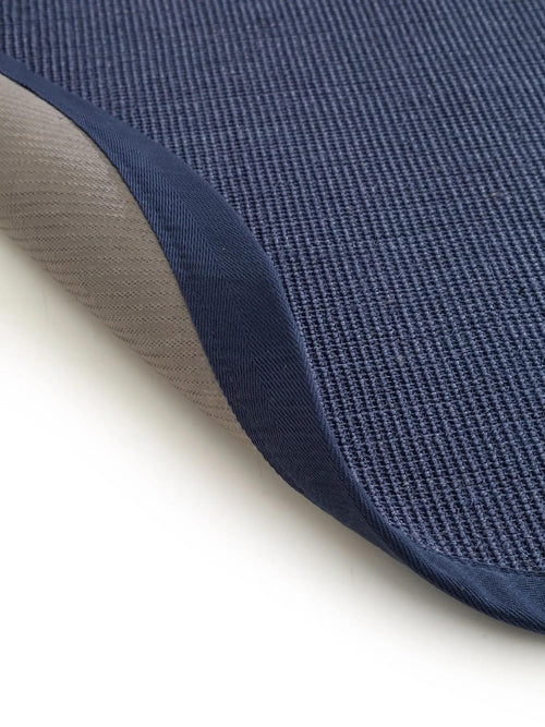 benuta sisal vloerkleed Sana - blauw - ø 150 cm