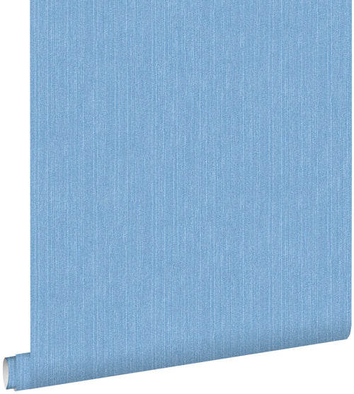 ESTAhome behang denim structuur blauw - 53 cm x 10.05 m - 148605