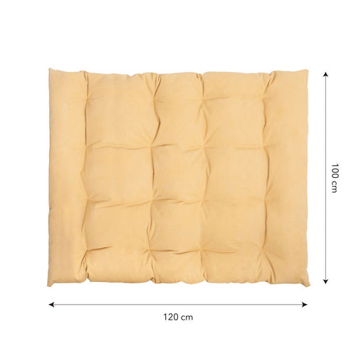 Really Nice Things matras futon Cielo - 120x100 cm - geel - vtwonen shop