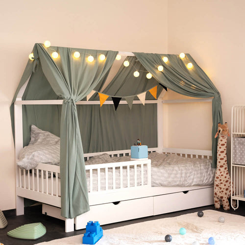 Home Deluxe Kinderbed STAR LAND Wit met Lades - vtwonen shop