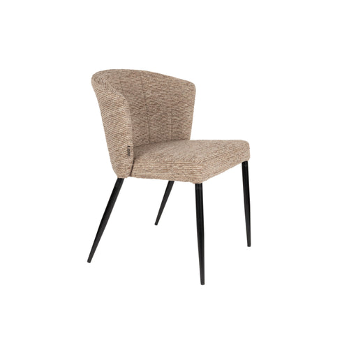Dutchbone Georgia Eetkamerstoelen Bruin - Set van 2