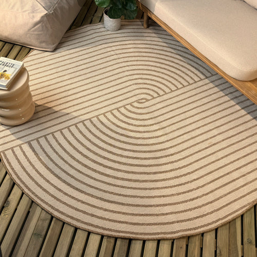 Rond buitenkleed Bold jute - Interieur05 - 240 x 240 cm - vtwonen shop