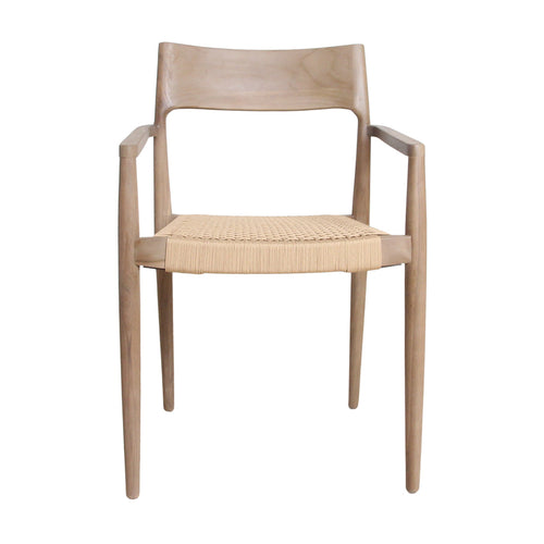 Raw Materials tuinstoel Freya met armleuning - Naturel - vtwonen shop