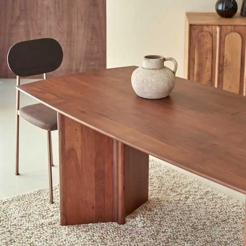 Tikamoon Tafel in massief acacia voor 6 personen - Bruin - vtwonen shop