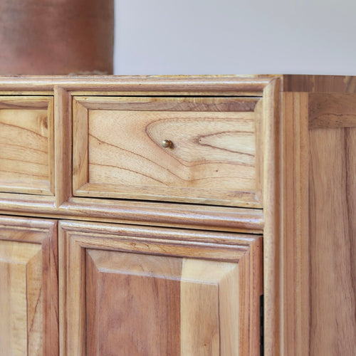 Tikamoon Buffet van mindihout 120 cm - Naturel - vtwonen shop