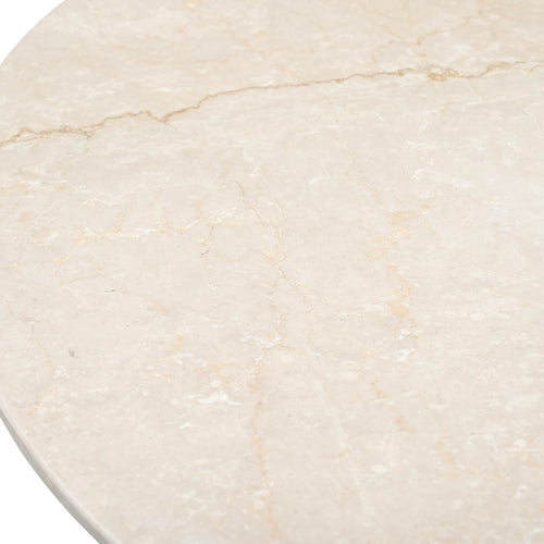 Giga Meubel Eettafel Danae - Rond - Marmer - 130cm - vtwonen shop