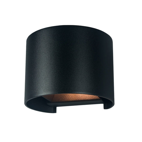 Artdelight wandlamp Gyro - 1 lichts - 11.2  x 9.7   cm - zwart - vtwonen shop