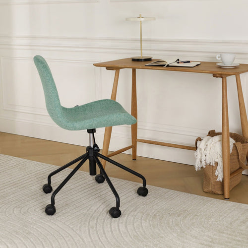 Nolon Nout-Fé Bureaustoel Zacht Groen - Stof - Zwart Onderstel