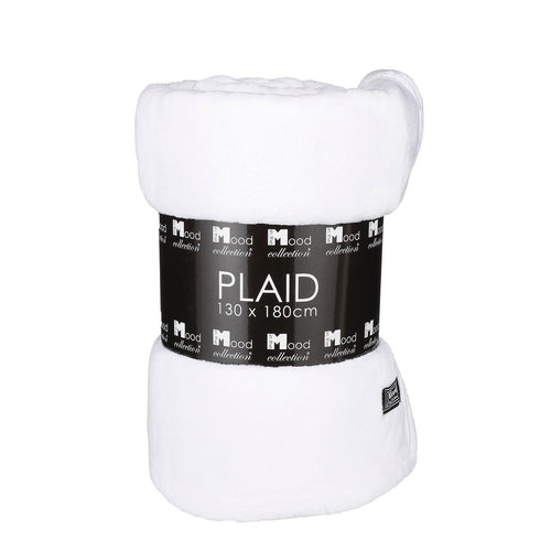 In The Mood Collection Famke Fleece Plaid - L180 x B130 cm - Off white