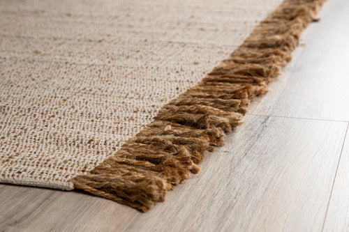 Rebellenclub Vloerkleed Palermo - 400 x 300 cm - Naturel Jute