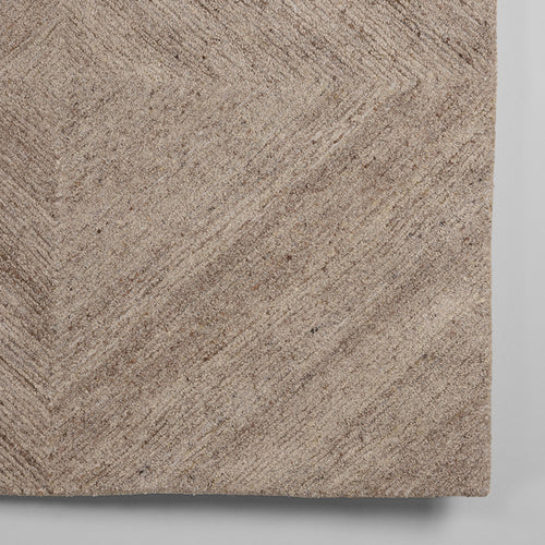 LABEL51 Vloerkleed Blendy - Taupe Wol - 160x230x1,5cm