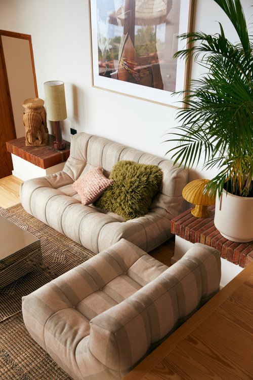 HKLIVING stoel Lazy lounge – lodge