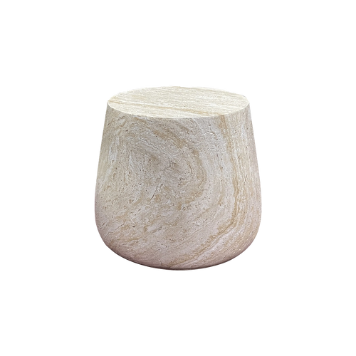 Artichok Dorus Ronde Bijzettafel - Beige - Ø 47.5 x 41 cm - vtwonen shop