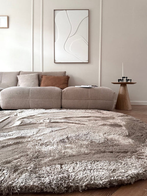 Organisch hoogpolig vloerkleed Odelia stone - Interieur05 - 230 x 160 cm