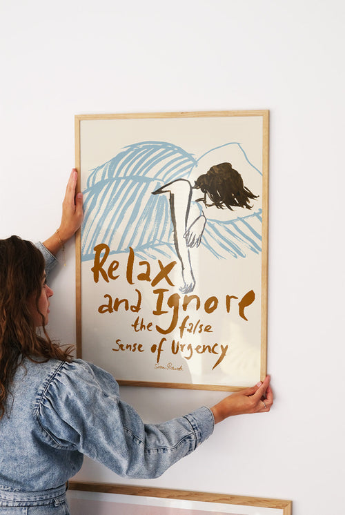 Sissan - Relax & Ignore - PSTR studio Kunst Poster - vtwonen shop