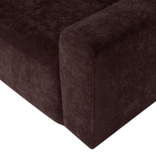 WOOOD fauteuil slub Umina - Chenille - Bordeauxrood