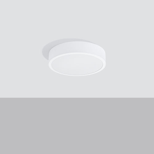 Sollux Lighting Plafondlamp ONYX 30 wit LED 3000K - 30x30x6cm