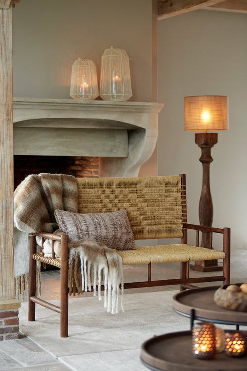 Light & Living vloerlamp ROBBIA - Ø23x125cm - bruin - vtwonen shop