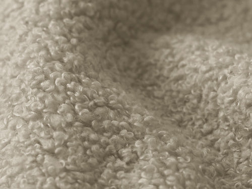 LaMiaSofa 3-zits slaapbank Ferretti - bouclé - donkerbeige - 266x121x95