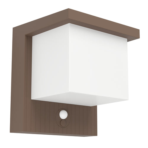 EGLO wandlamp buiten Frigento - roestbruin - solar - sensor