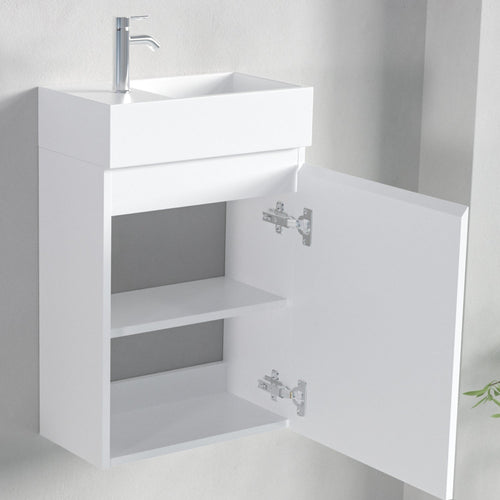 LOMAZOO toiletmeubel Malibu - glanzend wit